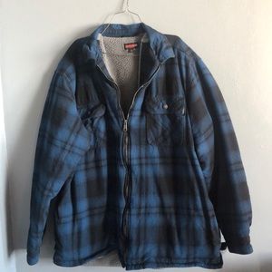 Men’s Wolverine Flannel/Sherpa jacket
